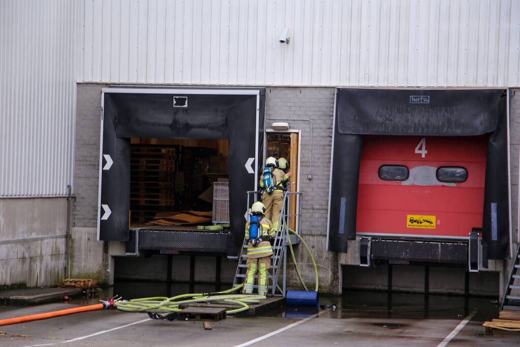 Grote brand in machinekamer Sligro