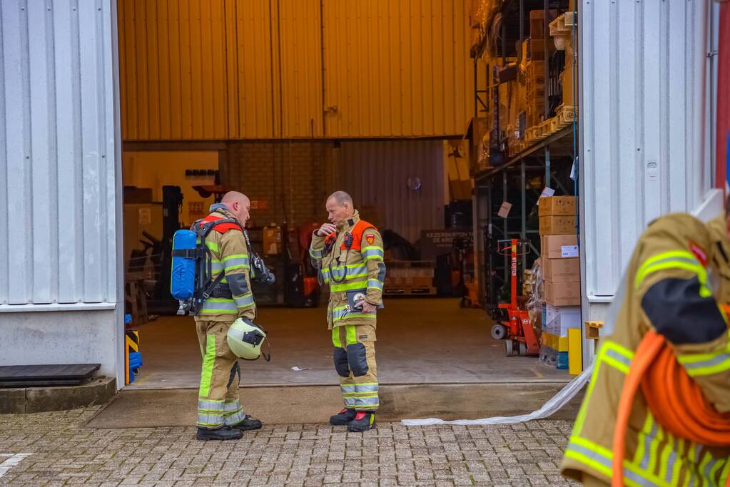 Grote brand in machinekamer Sligro