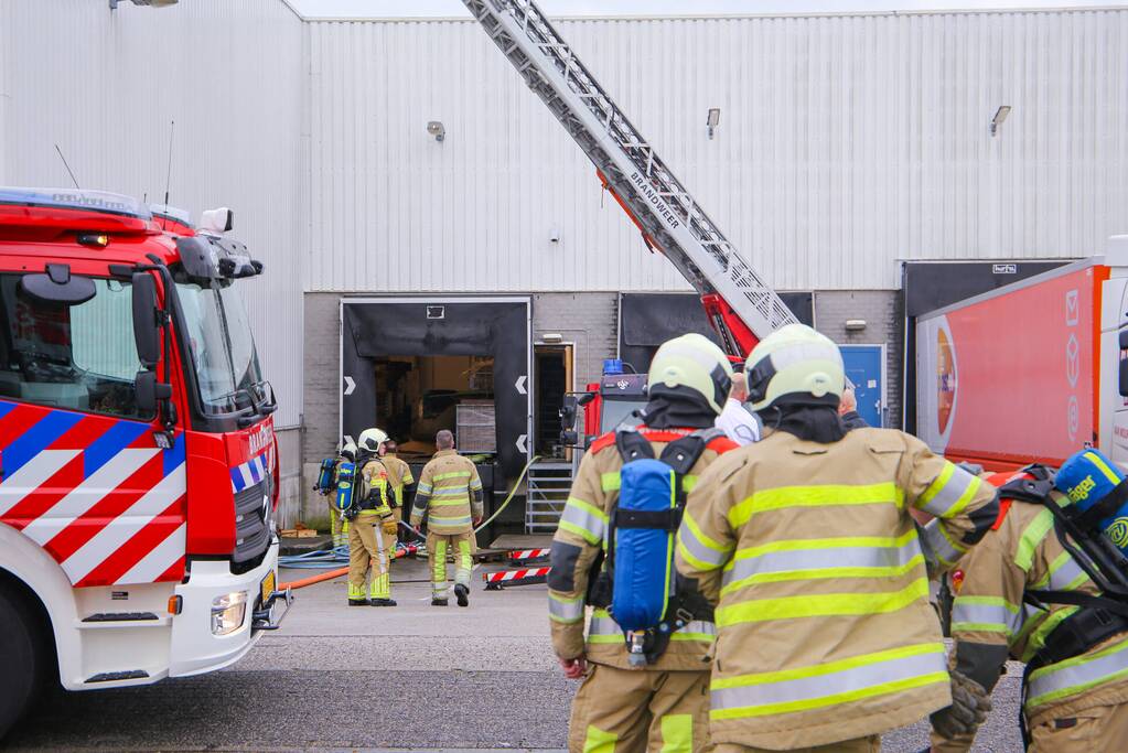 Grote brand in machinekamer Sligro