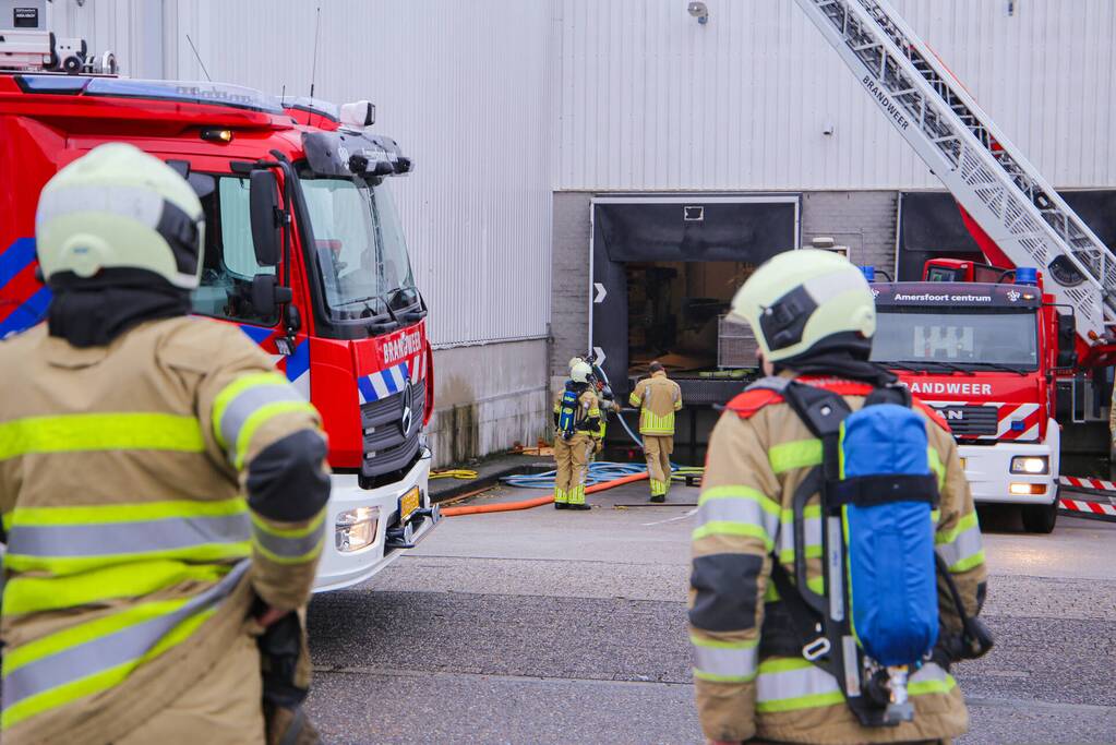 Grote brand in machinekamer Sligro