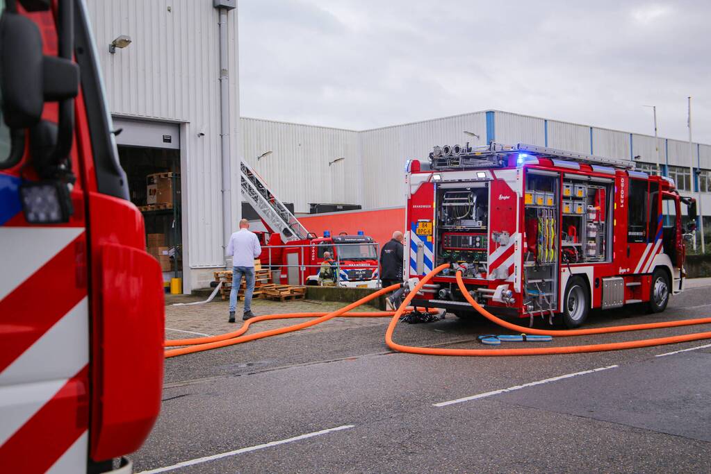 Grote brand in machinekamer Sligro