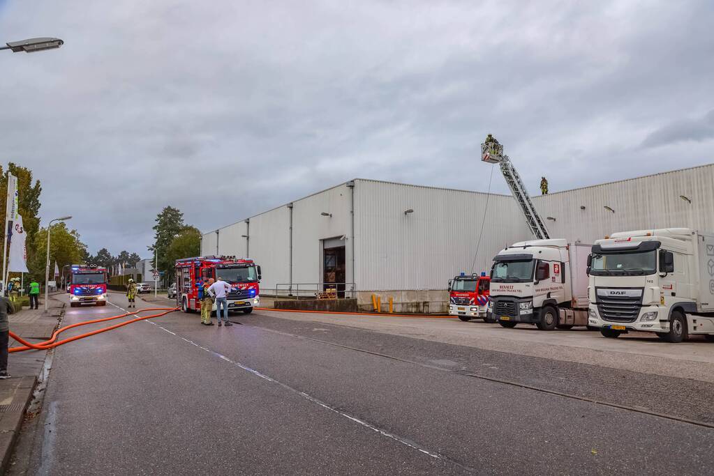 Grote brand in machinekamer Sligro