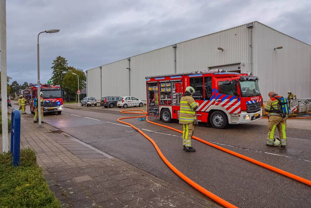 Grote brand in machinekamer Sligro