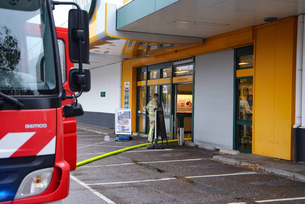 Grote brand in machinekamer Sligro