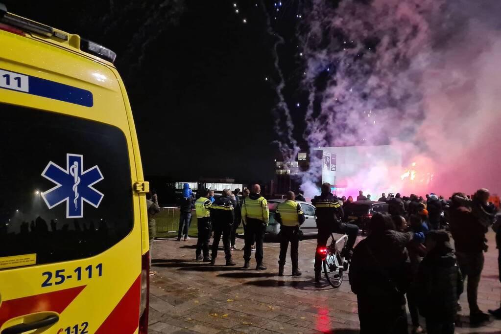 Vuurwerkshow zorgt voor veel vertier