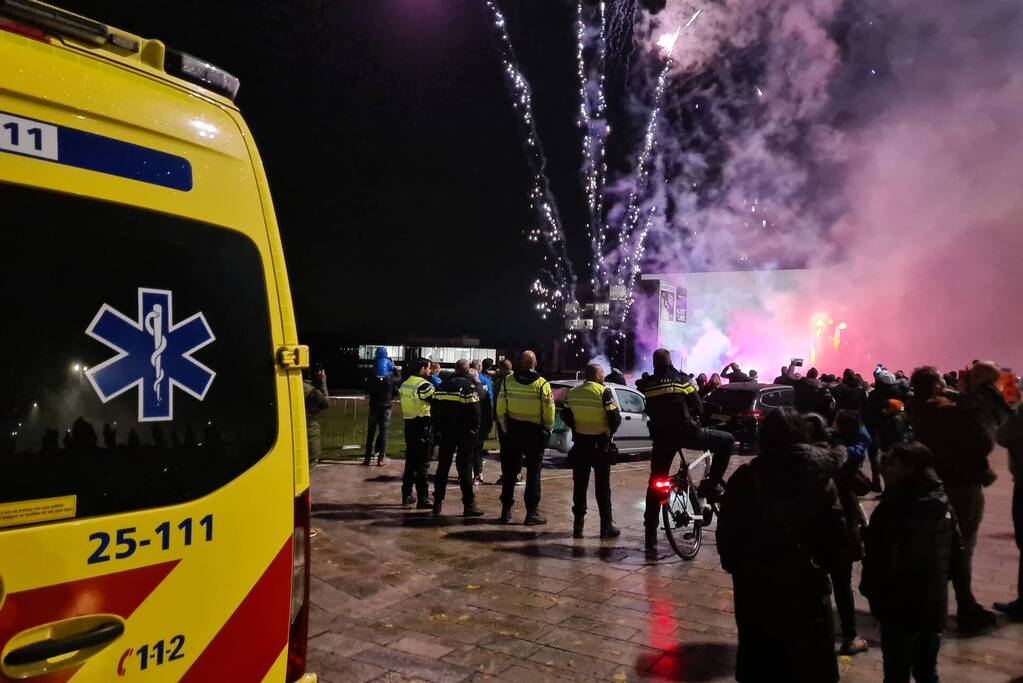 Vuurwerkshow zorgt voor veel vertier