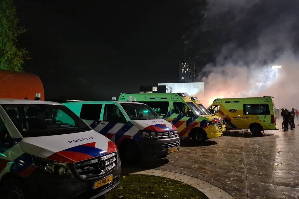 Vuurwerkshow zorgt voor veel vertier