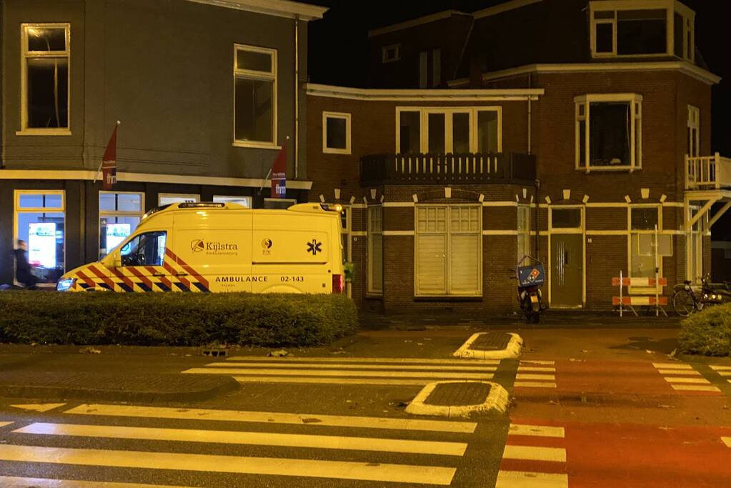 Bezorger gewond na valpartij