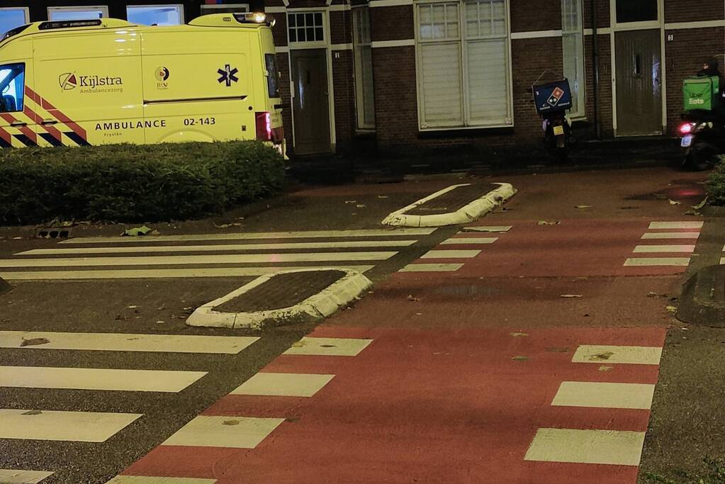 Bezorger gewond na valpartij