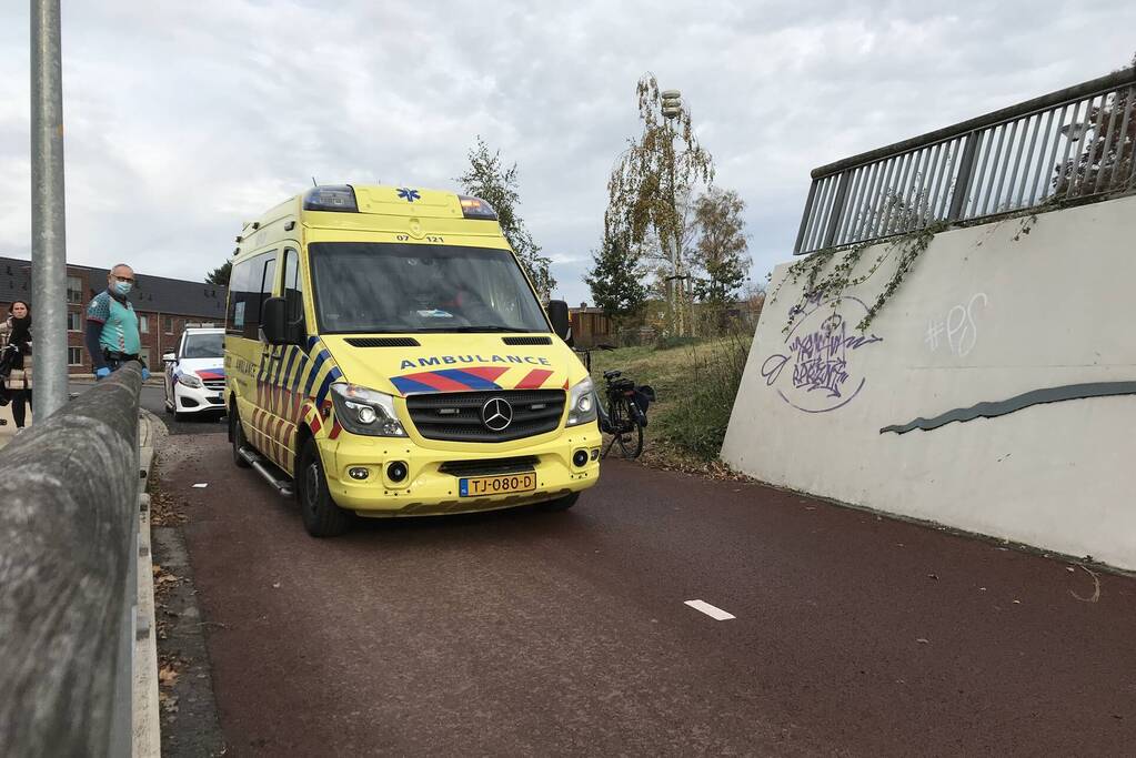 Aanrijding tussen twee fietsers