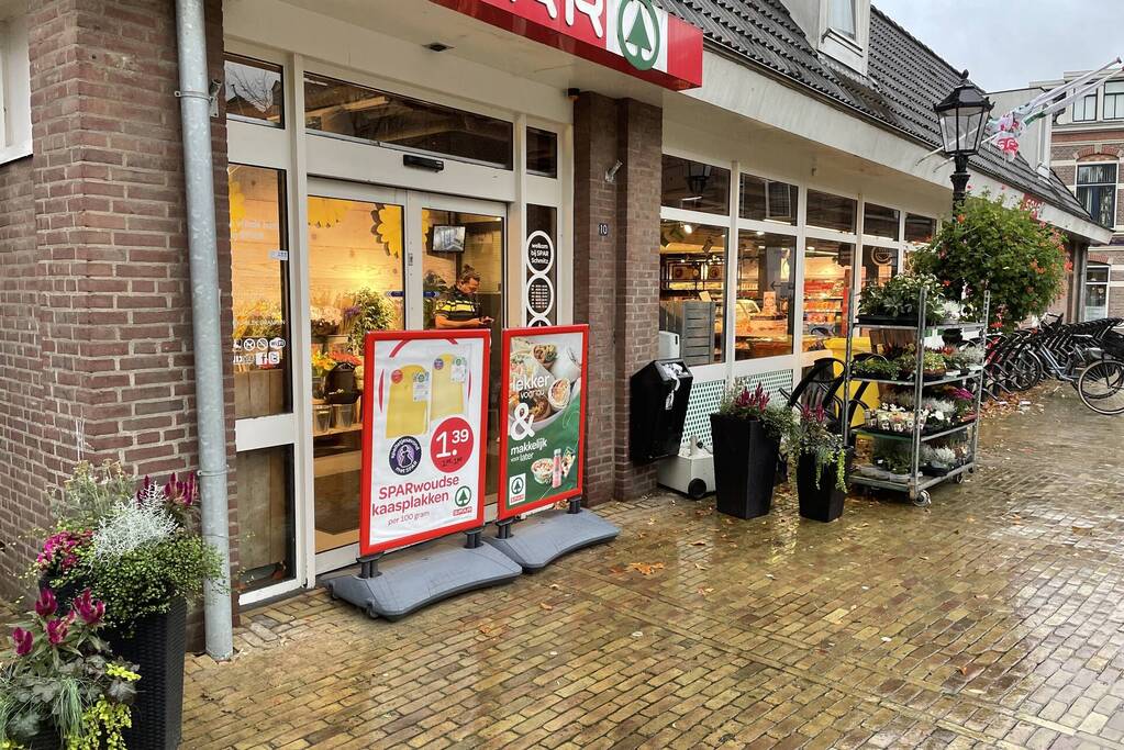Gewapende overval op Spar supermarkt