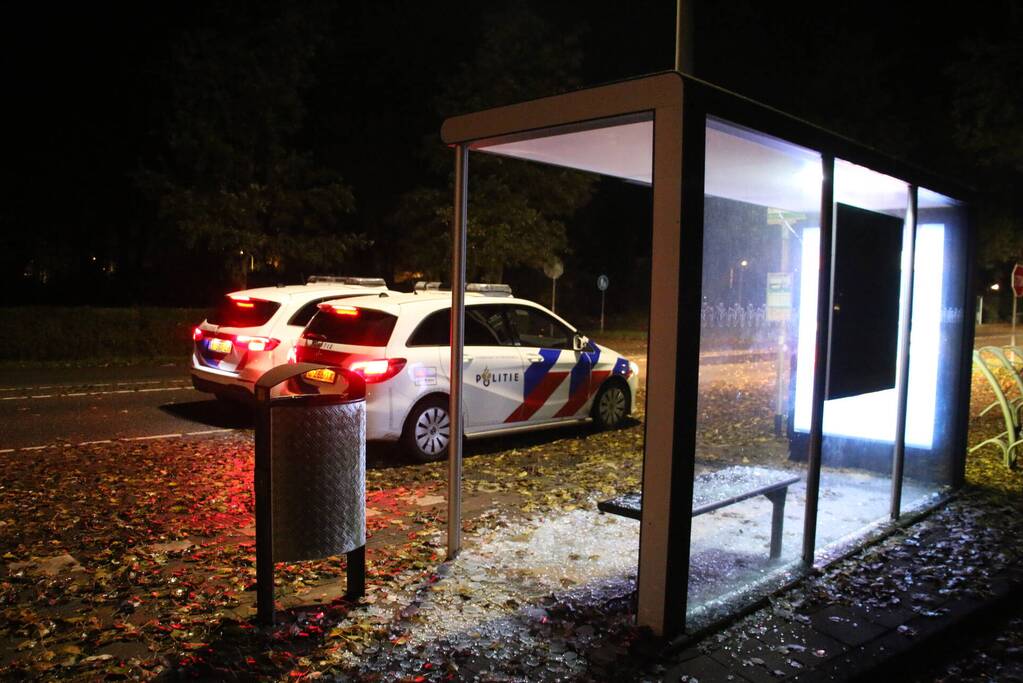 Politie zoekt getuigen na vernieling meerdere bushokjes