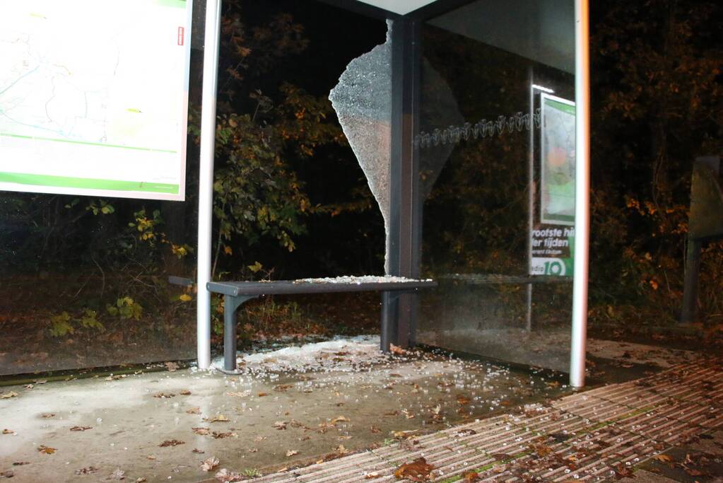 Politie zoekt getuigen na vernieling meerdere bushokjes