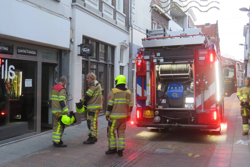 Brand in bovenwoning blijk waterlekkage