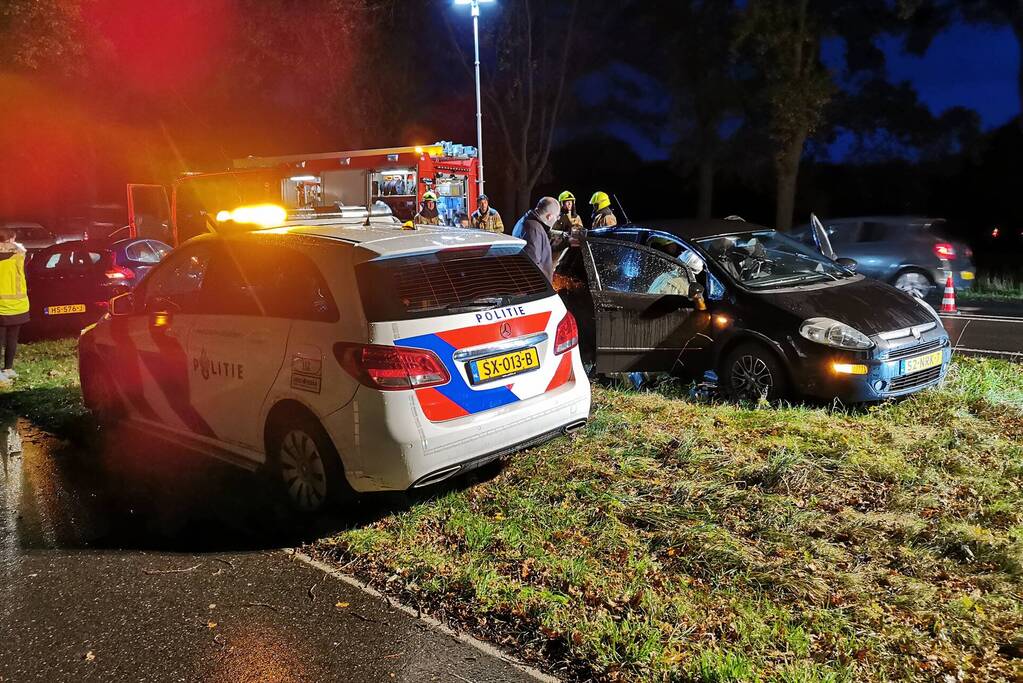 Twee auto's betrokken bij aanrijding