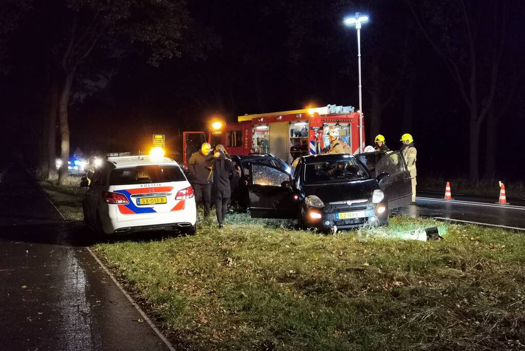 Twee auto's betrokken bij aanrijding