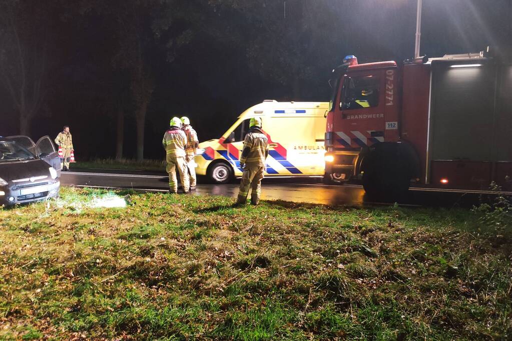 Twee auto's betrokken bij aanrijding