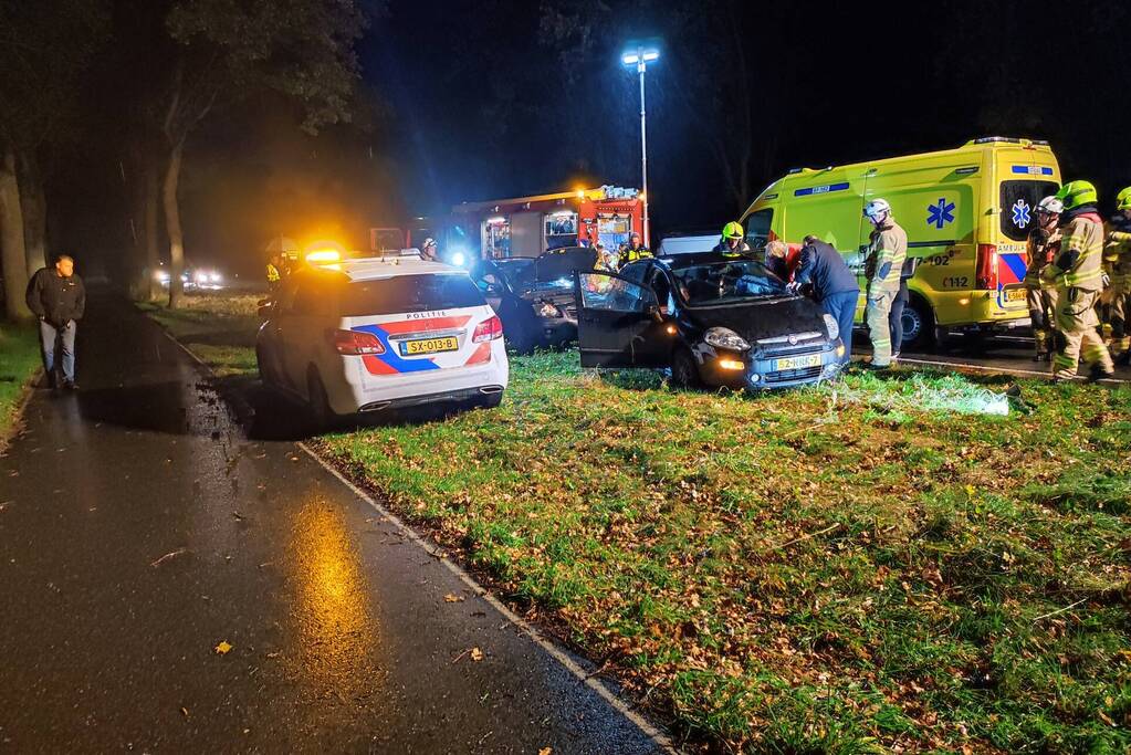 Twee auto's betrokken bij aanrijding