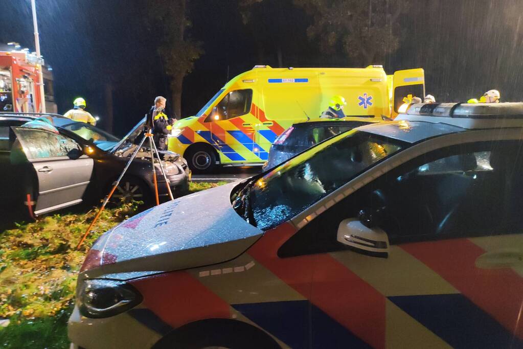 Twee auto's betrokken bij aanrijding