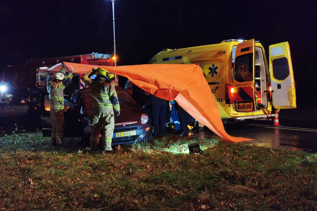 Twee auto's betrokken bij aanrijding