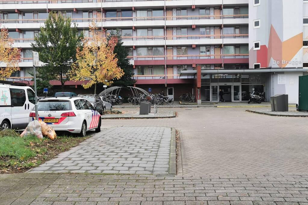 Meerdere panden beklad met leuzen