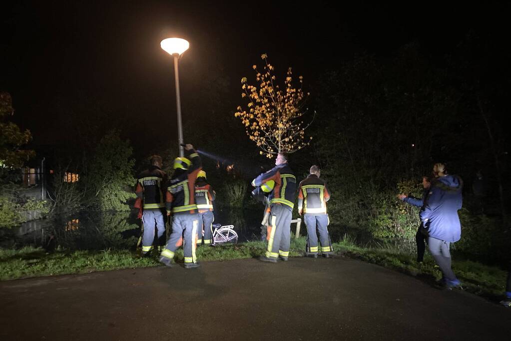 Kinderfiets in het water gevonden