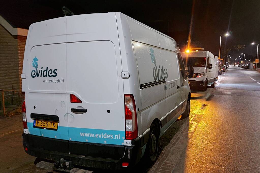 Breuk in waterleiding zorgt voor verminderde waterdruk