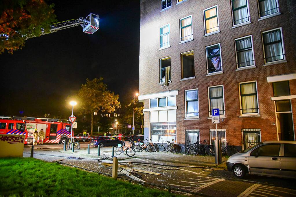Twee gewonden na gasexplosie in woning