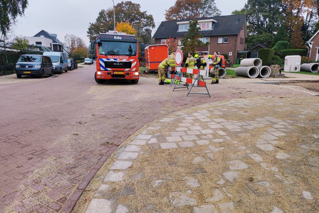 Gas- en waterleiding geraakt bij werkzaamheden