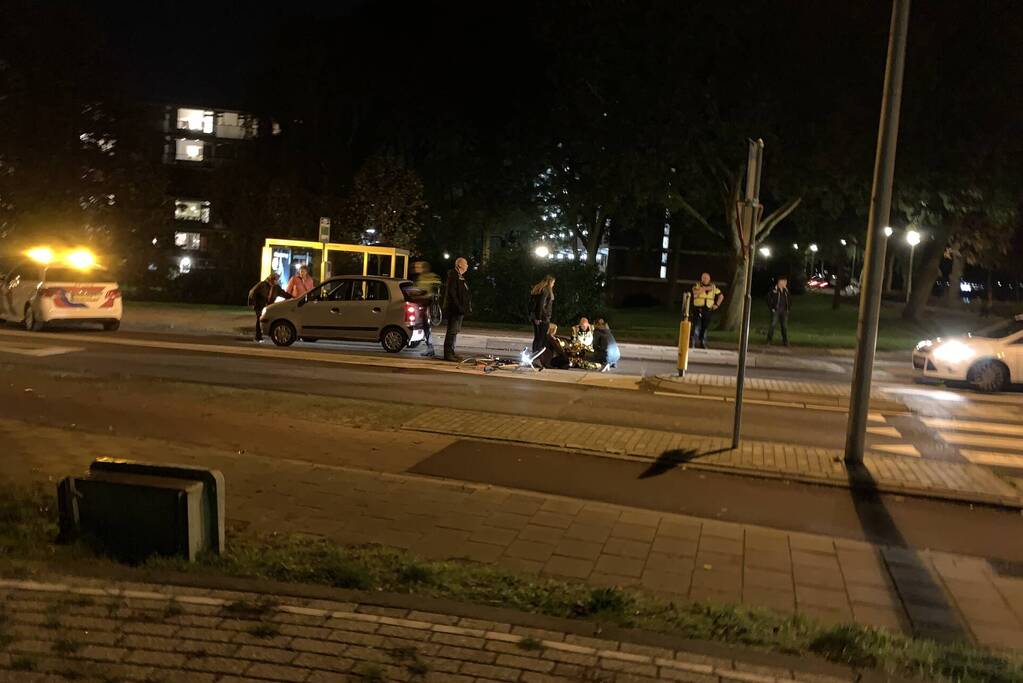 Wielrenner gewond bij aanrijding