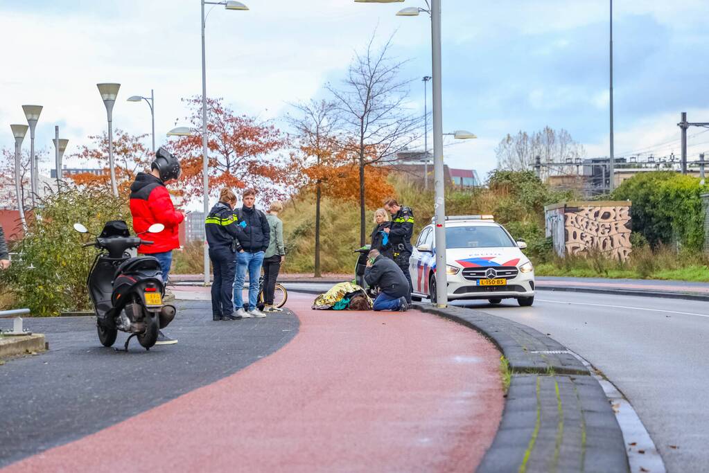 Go Sharing-scooter betrokken bij botsing op fietspad