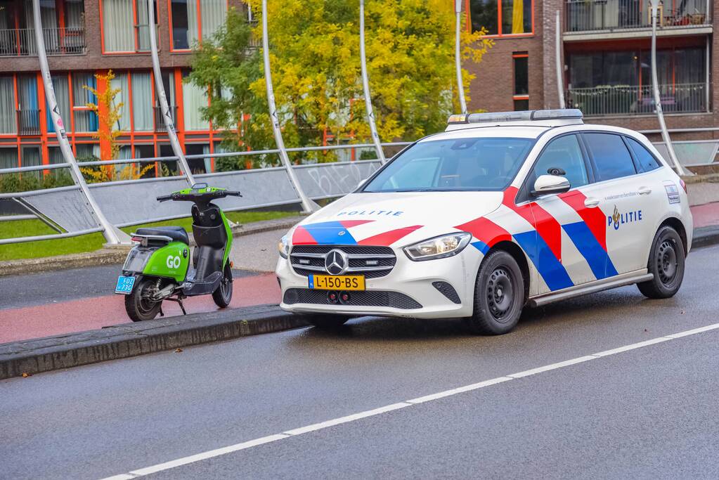Go Sharing-scooter betrokken bij botsing op fietspad