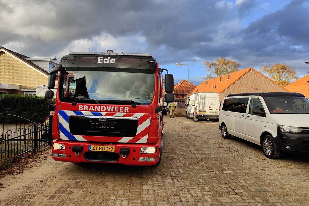 Gasleiding geraakt bij werkzaamheden