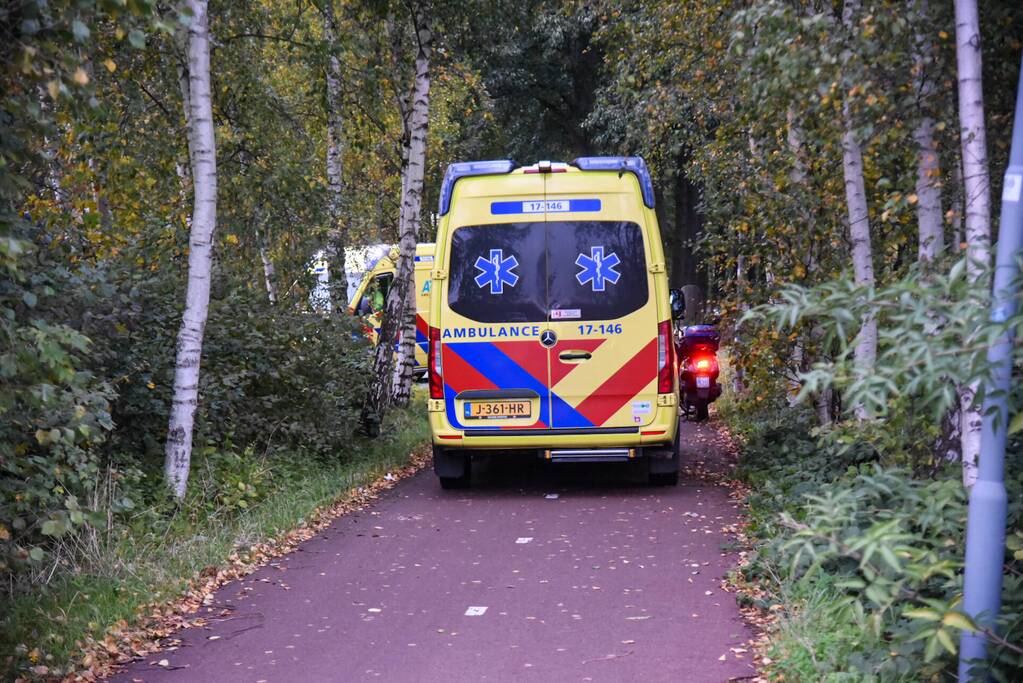 Scooterrijder gewond na flinke valpartij