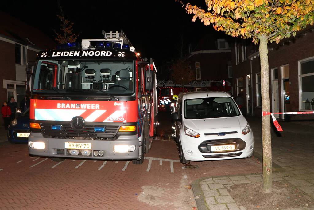 Persoon gewond bij woningbrand