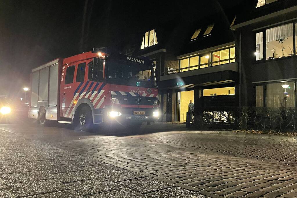 Brand gerucht bij Parkstede appartementencomplex