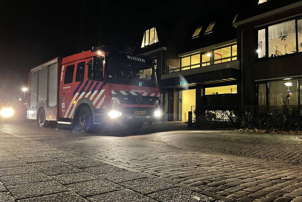 Brand gerucht bij Parkstede appartementencomplex