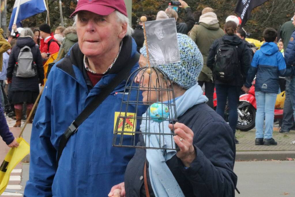 Grote demonstratie tegen coronamaatregelen
