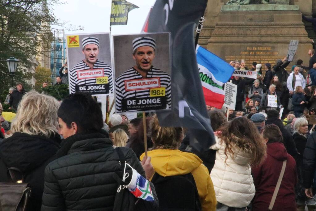 Grote demonstratie tegen coronamaatregelen