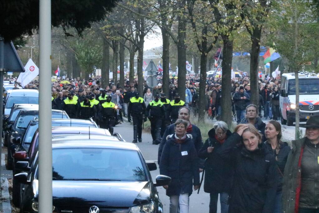 Grote demonstratie tegen coronamaatregelen
