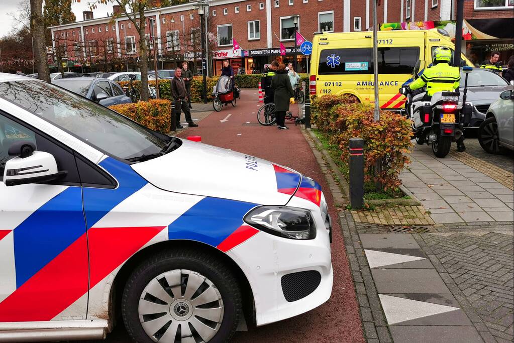 Fietser betrokken bij ongeval met auto