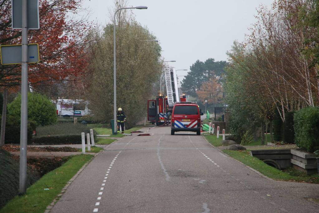 Straat afgesloten nadat gasleiding geraakt is bij werkzaamheden