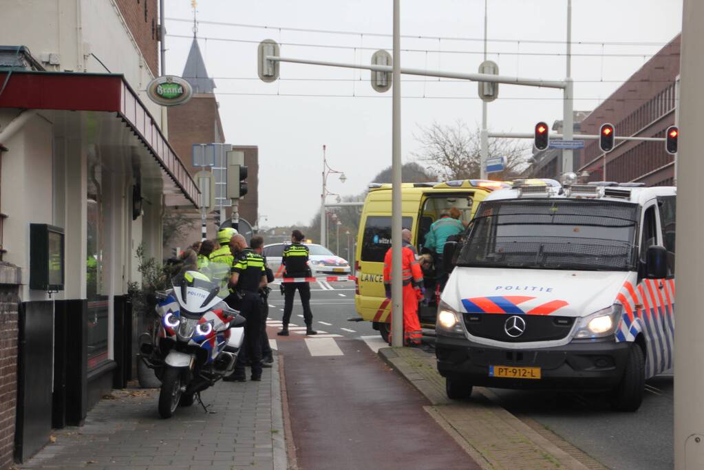 Voetganger gewond bij botsing met fietser