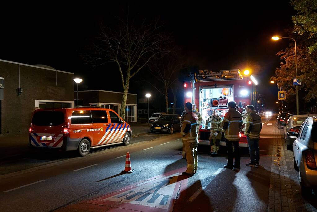 Brandweer verricht metingen naar koolstofmonoxide