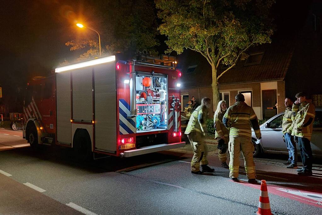 Brandweer verricht metingen naar koolstofmonoxide