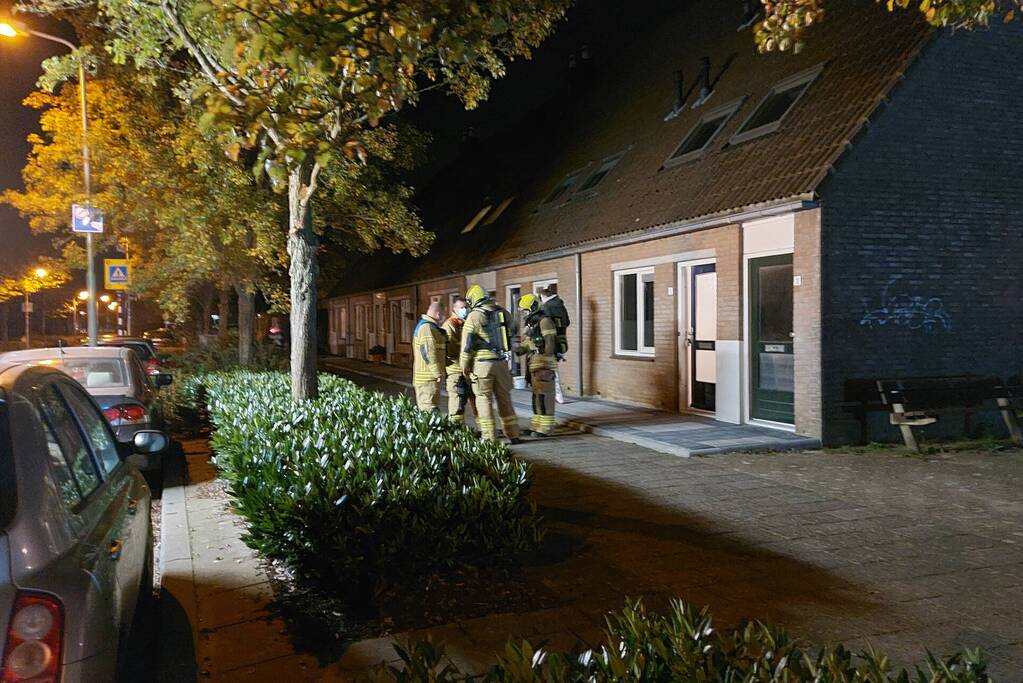 Brandweer verricht metingen naar koolstofmonoxide