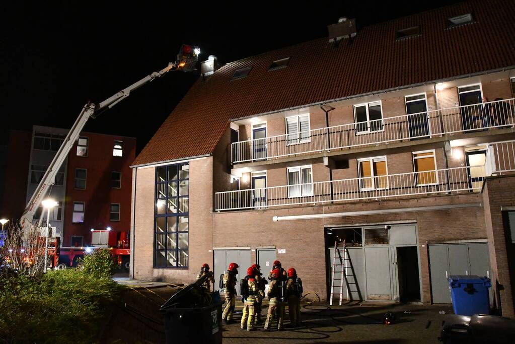 Veel rookontwikkeling bij brand in restaurant