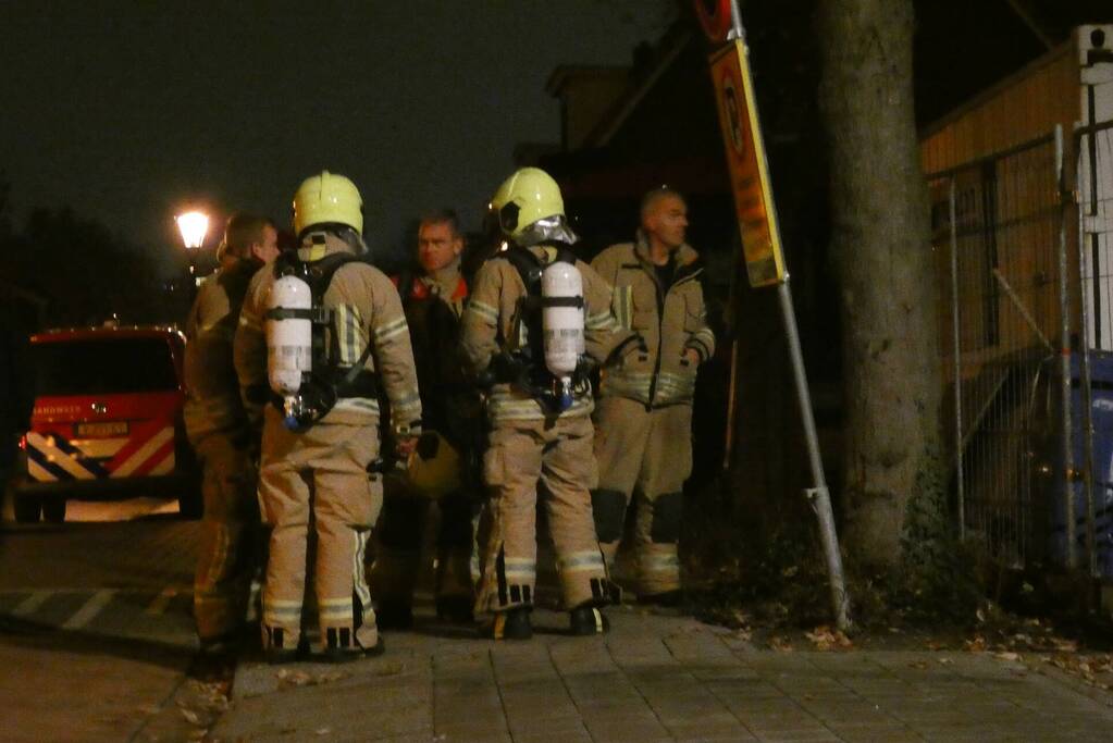 Brandweer ingezet voor gaslekkage