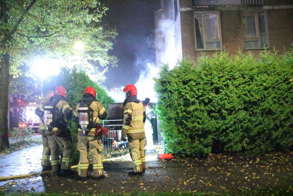 Explosiegevaar bij brand in woning