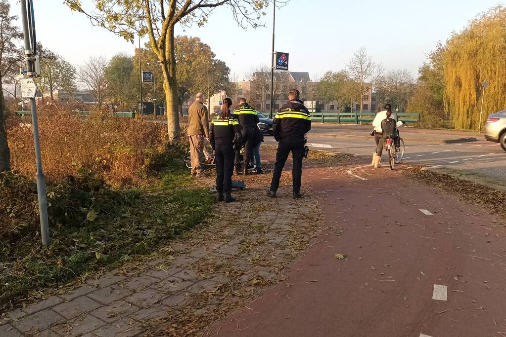 Scootmobiel valt om bestuurder gewond